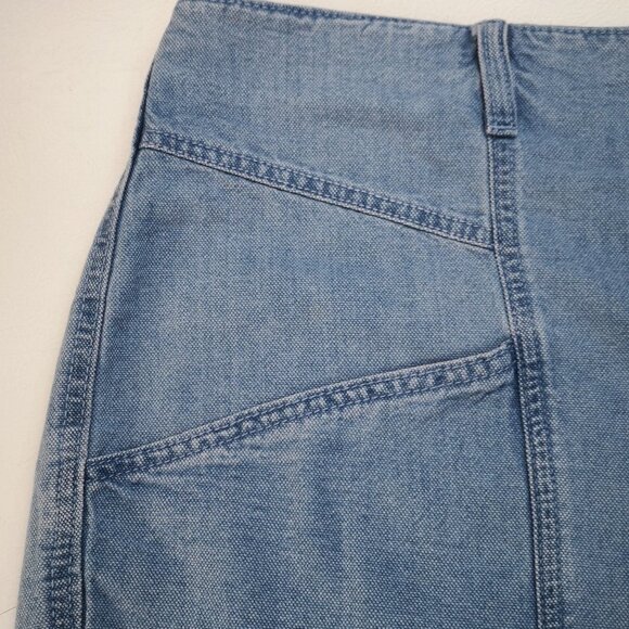 NWT Universal Thread Ladies Size 20W Light Wash High Rise Midi Shorts - Picture 10 of 15